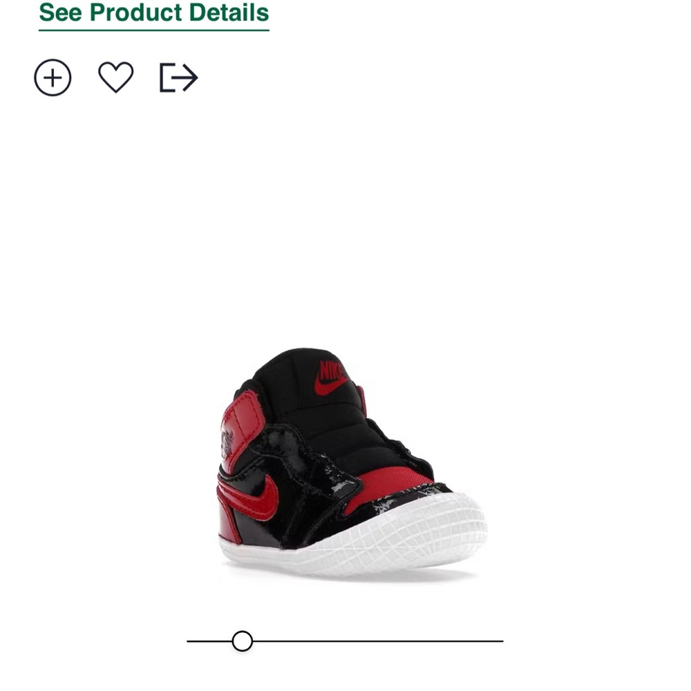 Jordan 1 Crib Bootie size 3c
